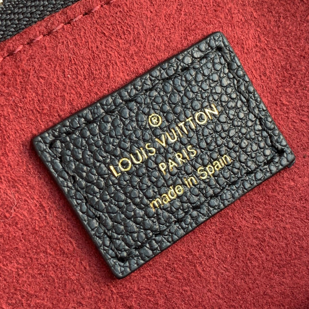 Louis Vuitton M58916 Petit Palais tote bag Monogram Leather Black - 29 x 18 x 12.5 cm / Monogram Leather Black - View 7