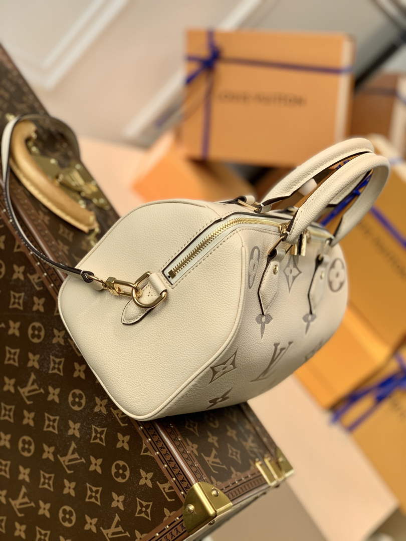 Louis Vuitton M58947 Speedy Bandoulière 25 white
