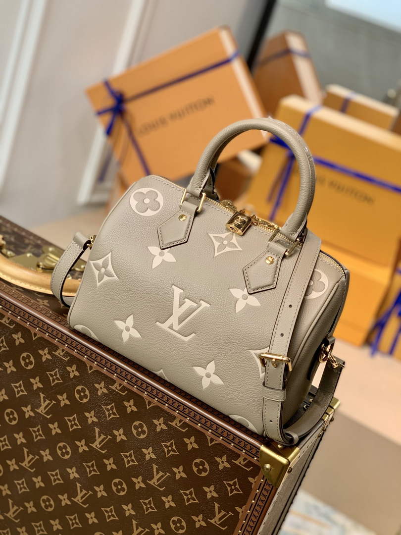 Louis Vuitton M58947 Speedy Bandoulière 25 Gray