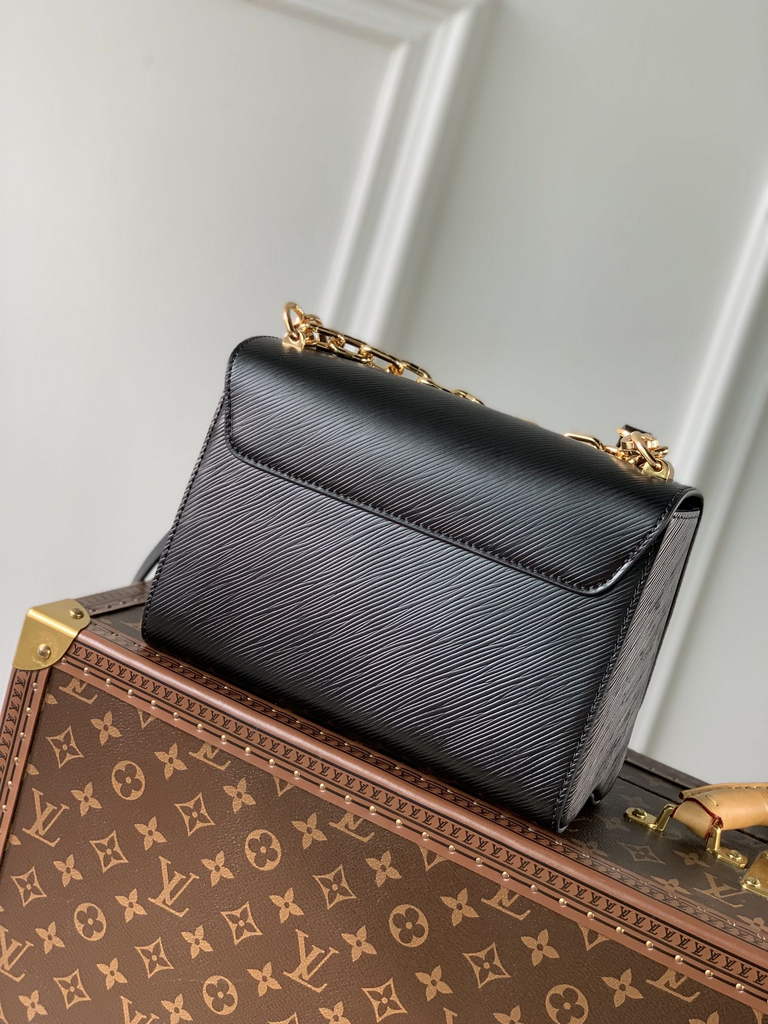 Louis Vuitton M59033 Twist MM Bag Epi Leather Black - Default Title - View 5