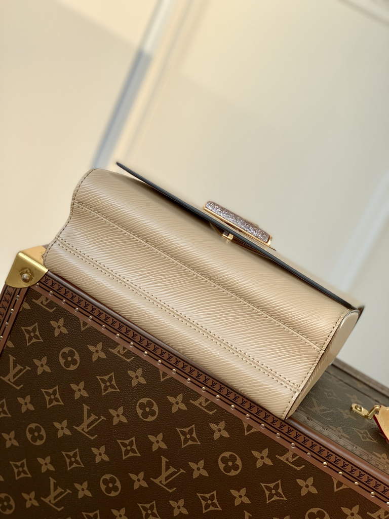 Louis Vuitton M59033 Twist MM Bag Epi Leather Dark Beige - Default Title - View 5