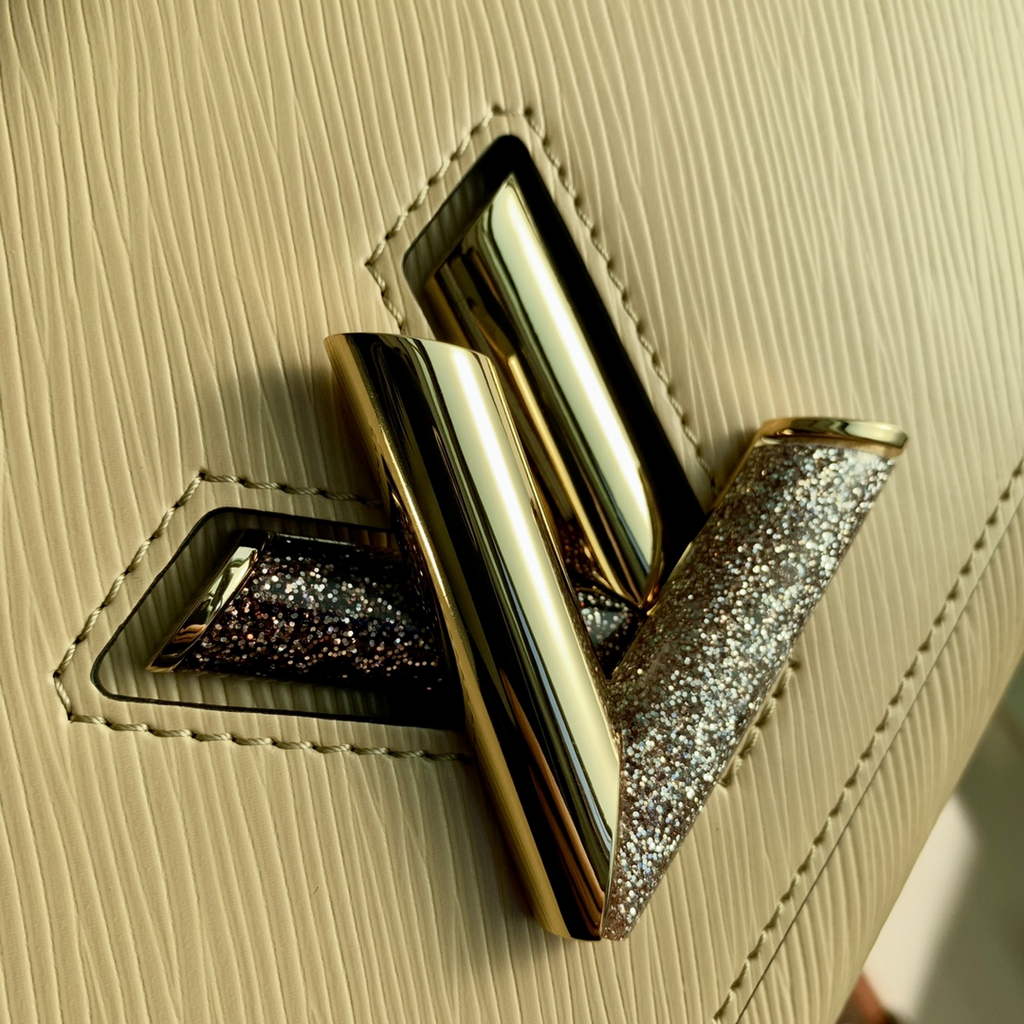 Louis Vuitton M59033 Twist MM Bag Epi Leather Dark Beige - Default Title - View 2