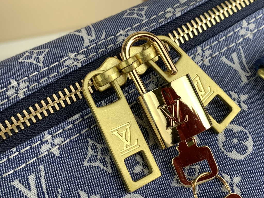 Louis Vuitton M59224 Speedy Bandoulière 30 Bag Monogram Blue