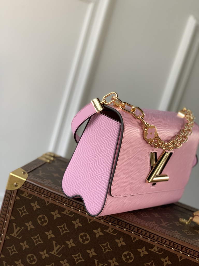 Louis Vuitton M59402 Twist MM Bag Epi Leather Pink - Default Title - View 2