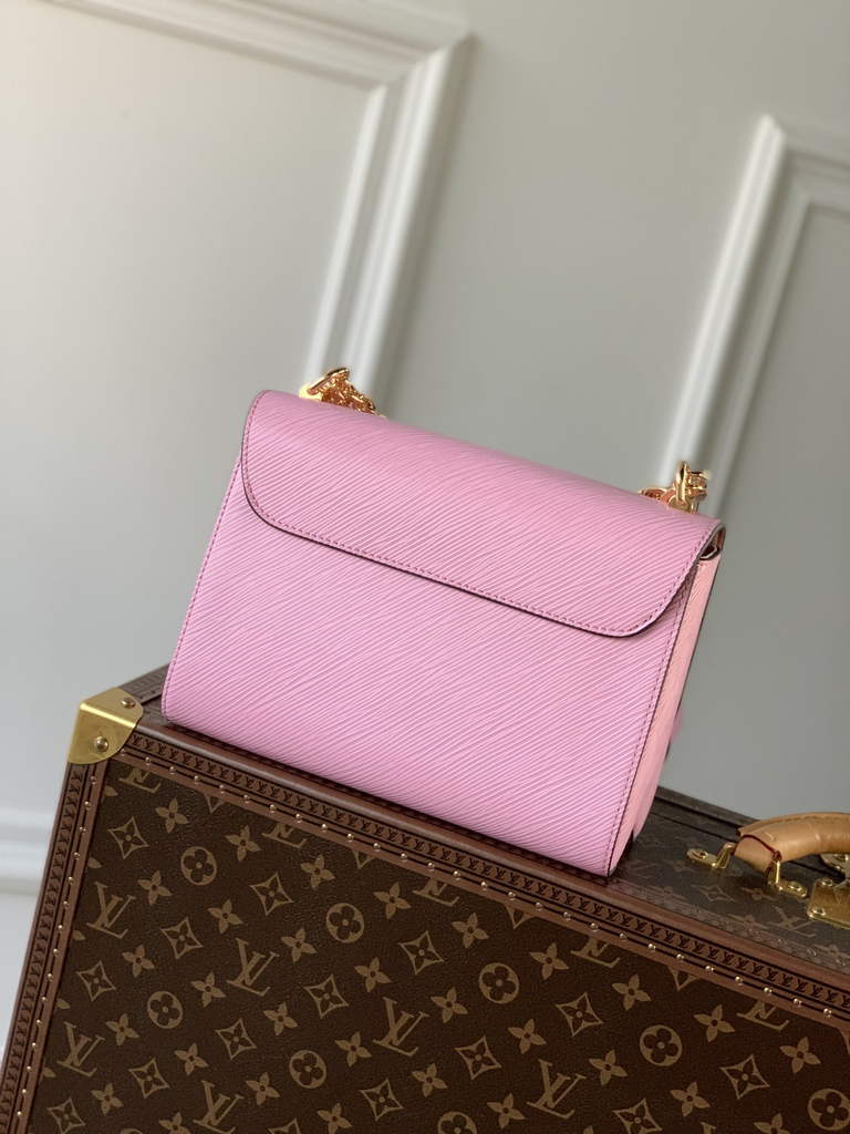 Louis Vuitton M59402 Twist MM Bag Epi Leather Pink - Default Title - View 3