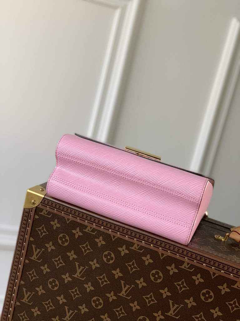 Louis Vuitton M59402 Twist MM Bag Epi Leather Pink