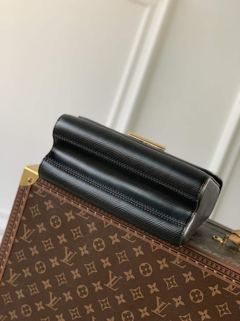 Louis Vuitton M59402 Twist MM Bag Epi Leather Black - Default Title - View 4
