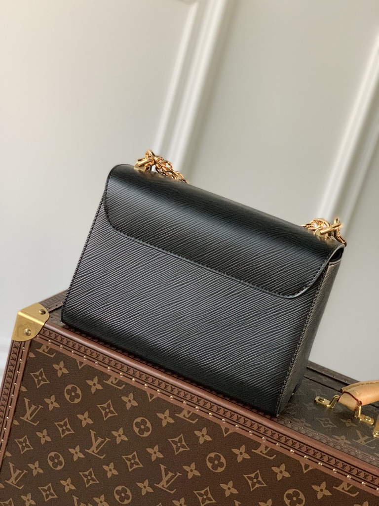 Louis Vuitton M59402 Twist MM Bag Epi Leather Black - Default Title - View 2