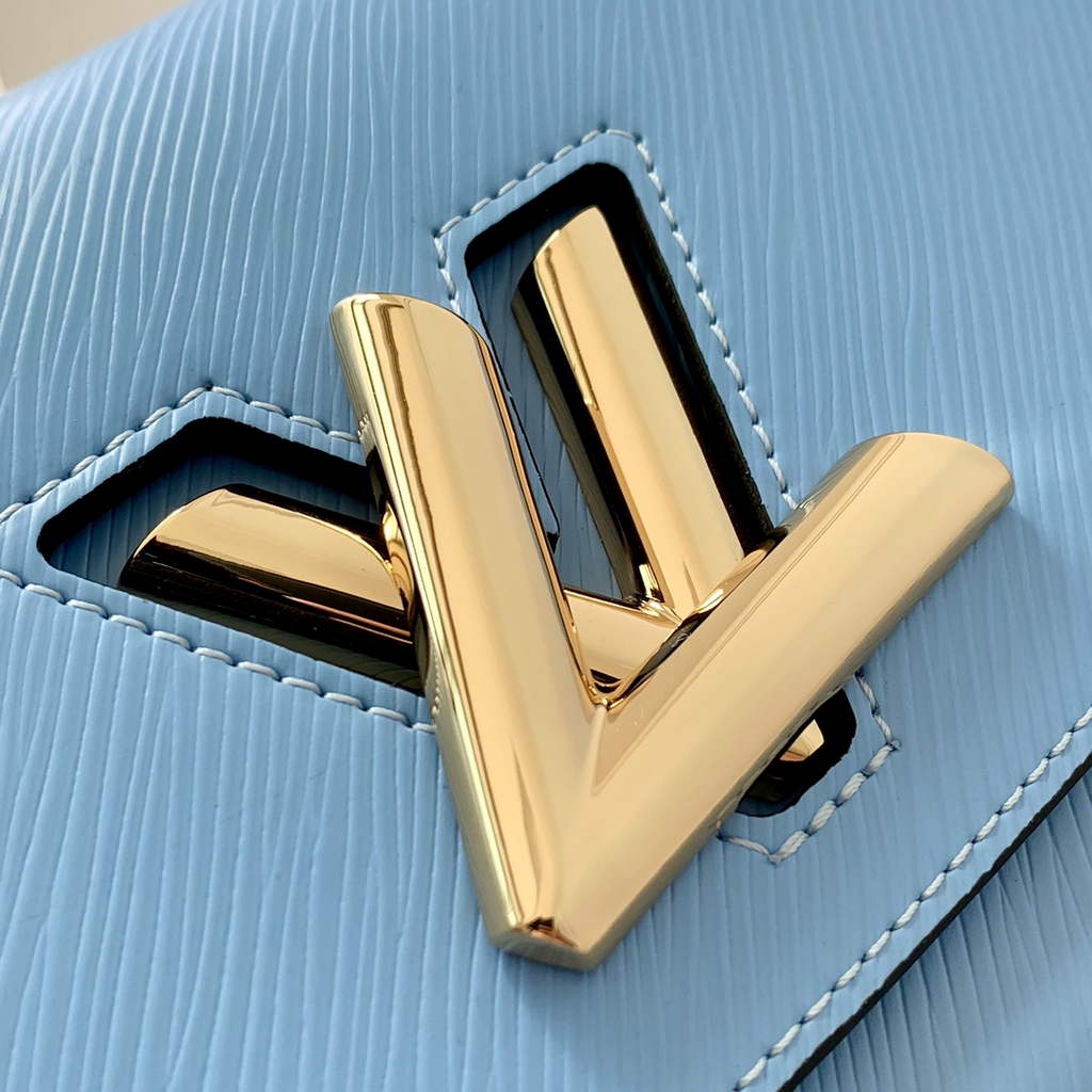 Louis Vuitton M59402 Twist MM Bag Epi Leather Blue - Default Title - View 5