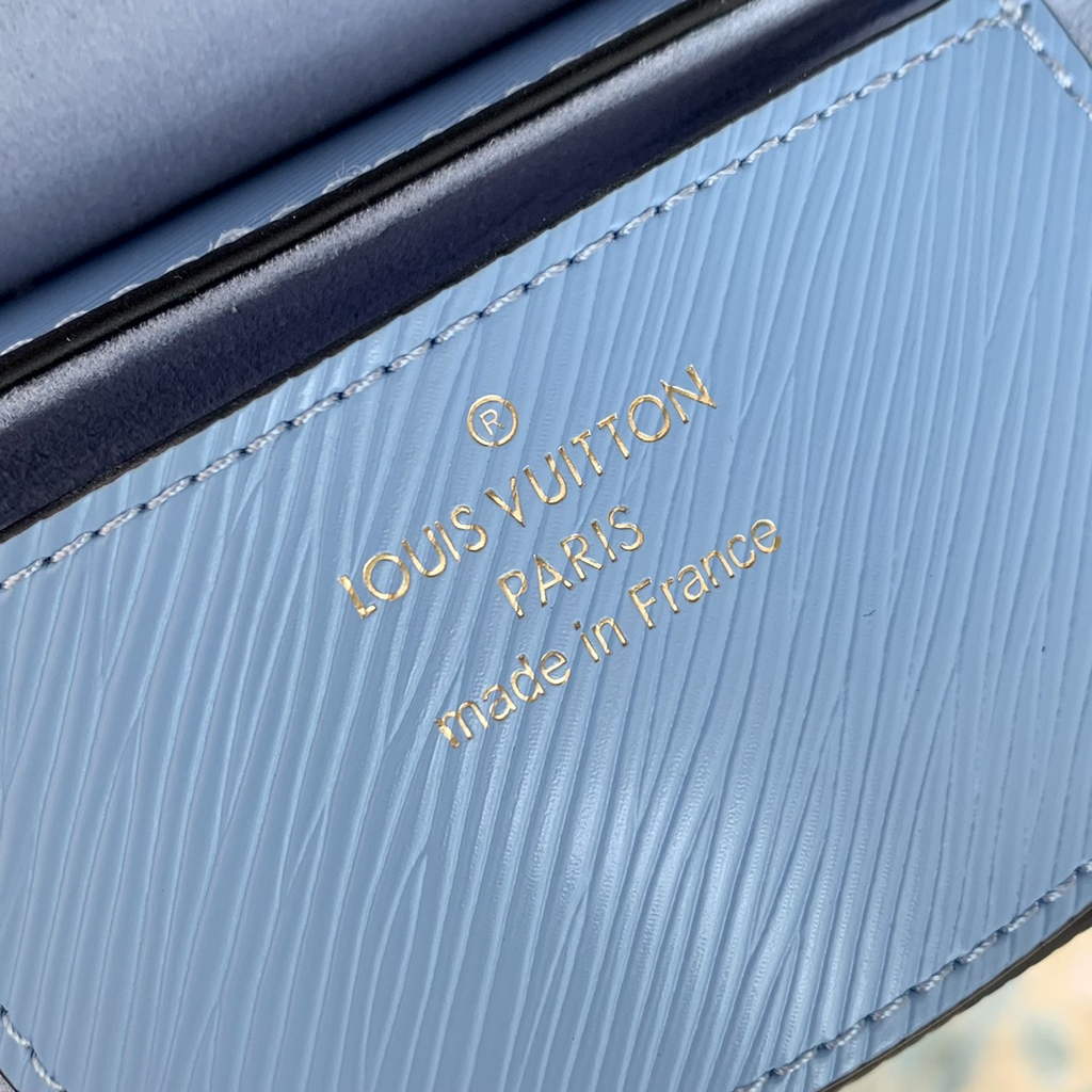 Louis Vuitton M59402 Twist MM Bag Epi Leather Blue - Default Title - View 8