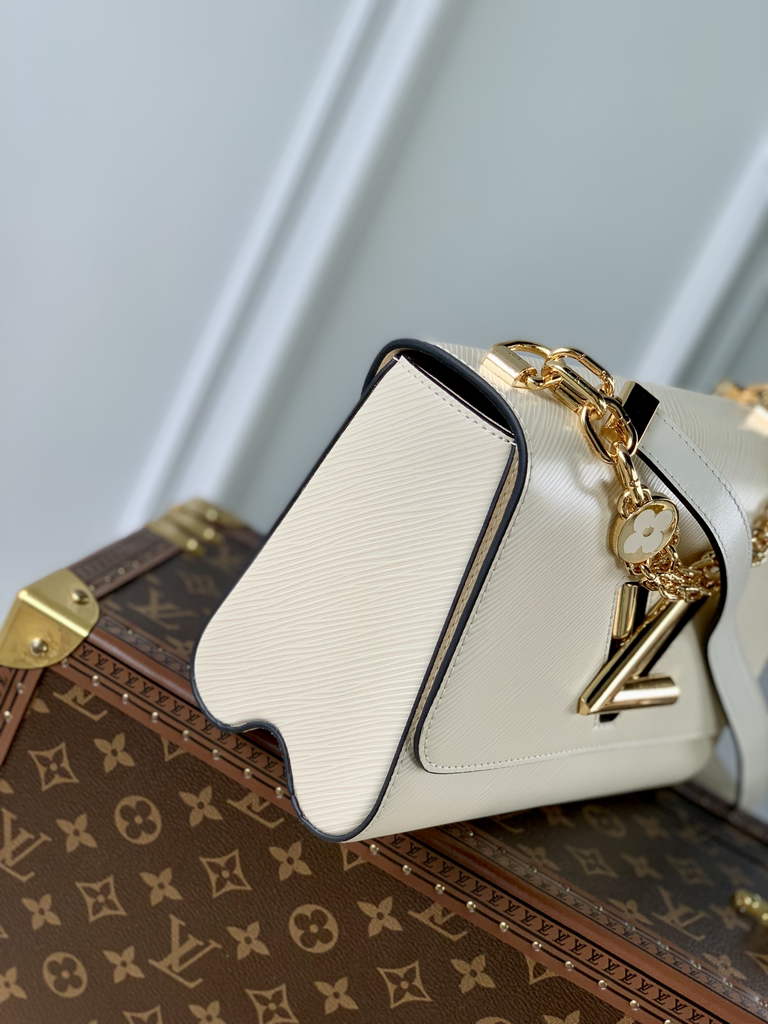 Louis Vuitton M59403 Twist MM Bag Epi Leather Beige - Default Title - View 3