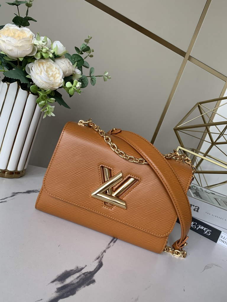 Louis Vuitton M59686 Twist MM Bag Epi Leather Brown - Default Title - View 5