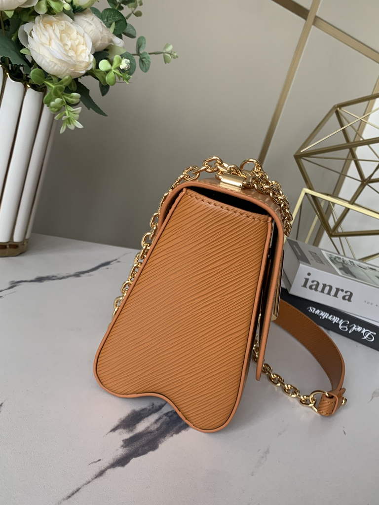 Louis Vuitton M59686 Twist MM Bag Epi Leather Brown - Default Title - View 2