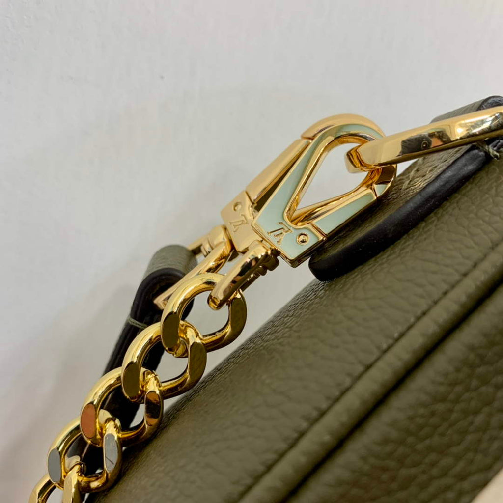 Louis Vuitton M59731 Lockme Tender Handbag Green - 19 x 13 x 8 cm / Light Khaki Green - View 7