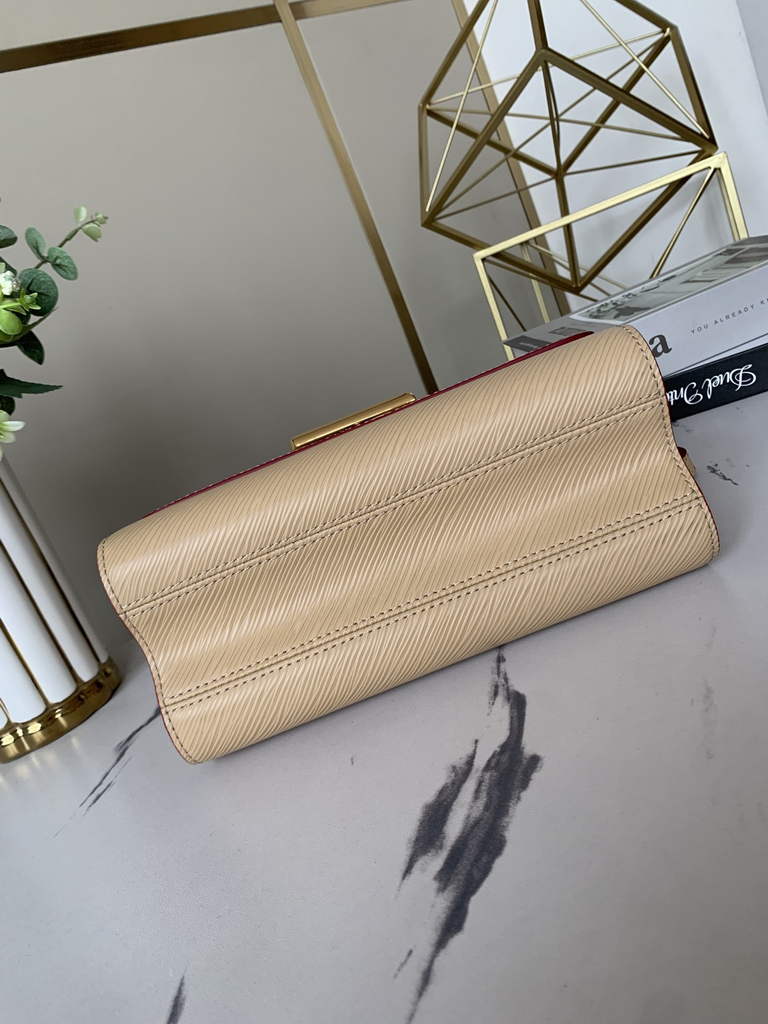 Louis Vuitton M59761 Twist MM Bag Epi Leather Quartz White - Default Title - View 5