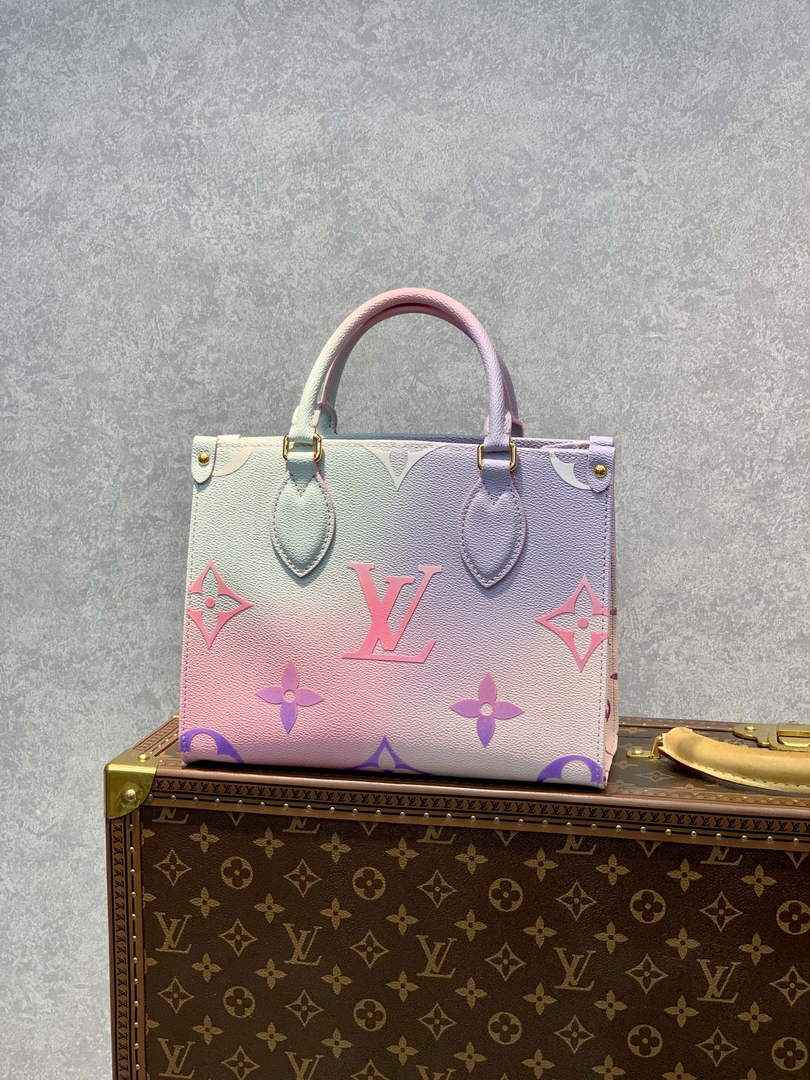 Louis Vuitton M59856 OnTheGo PM Tote Bag Blue - Default Title - View 1