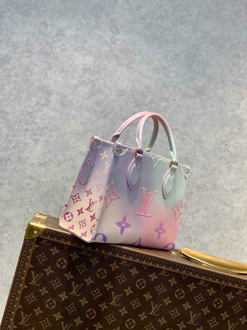 Louis Vuitton M59856 OnTheGo PM Tote Bag Blue - Default Title - View 3