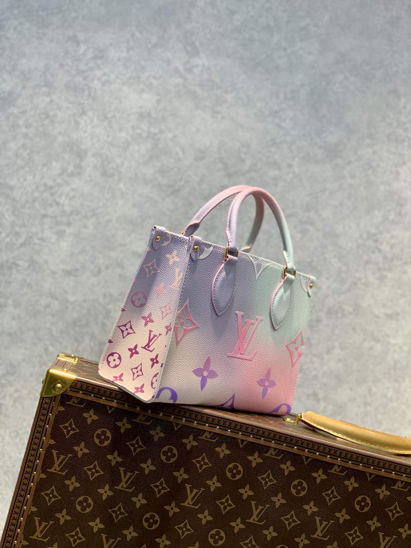 Louis Vuitton M59856 OnTheGo PM Tote Bag Blue - Default Title - View 3