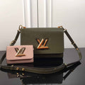 Louis Vuitton M59884 Twist MM Bag Epi Leather Kaki White - Default Title - View 1