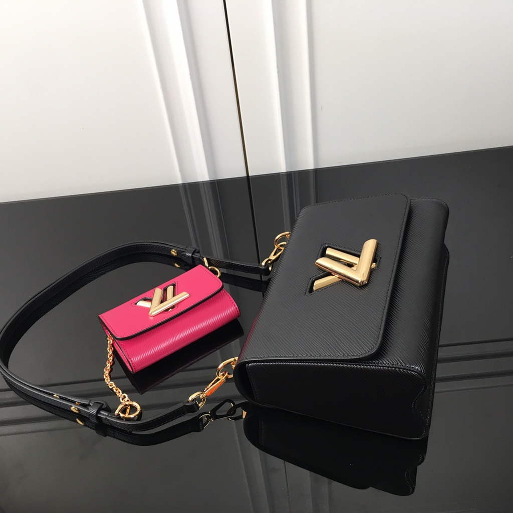 Louis Vuitton M59885 Twist MM Bag Epi Leather Black - Default Title - View 8