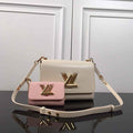 Louis Vuitton M59885 Twist MM Bag Epi Leather Beige Pink