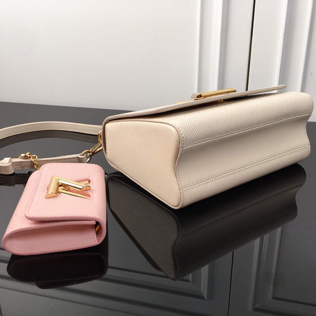 Louis Vuitton M59885 Twist MM Bag Epi Leather Beige Pink - Default Title - View 5