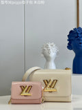 Louis Vuitton M59886 Twist PM Bag Epi Leather Beige Pink