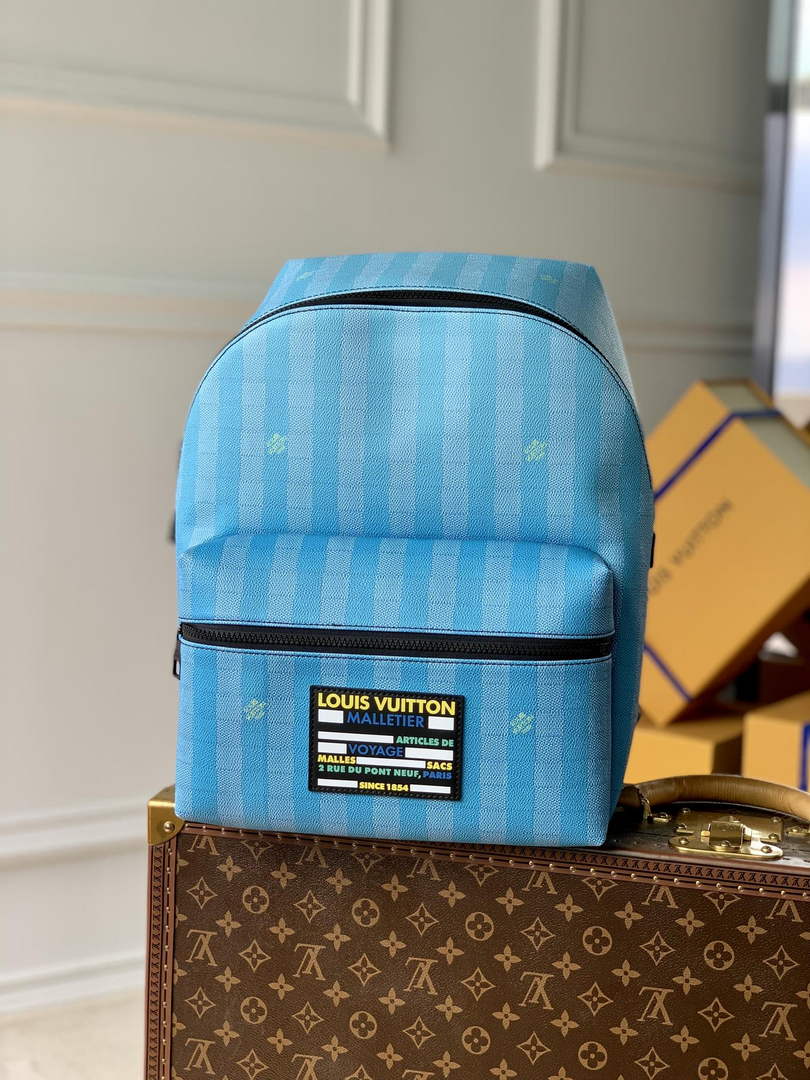 Louis Vuitton M59913 Discovery Backpack Damier Other Blue