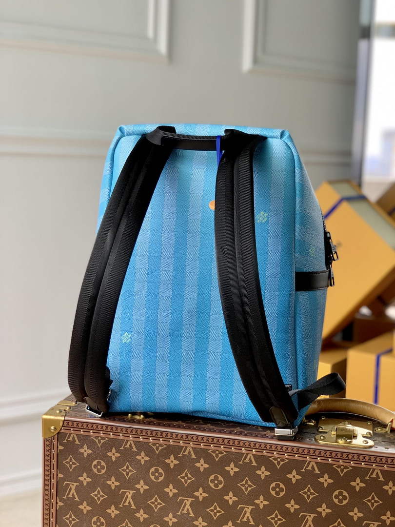 Louis Vuitton M59913 Discovery Backpack Damier Other Blue
