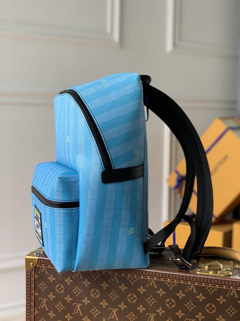 Louis Vuitton M59913 Discovery Backpack Damier Other Blue