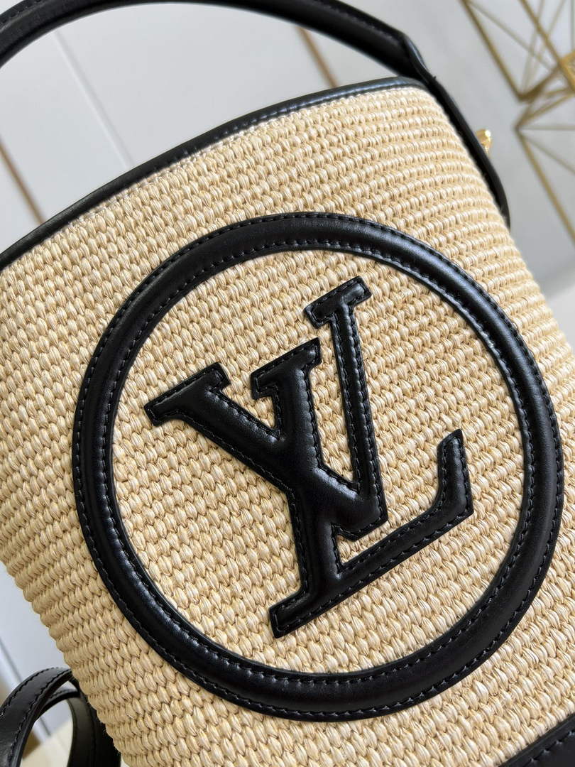 Louis Vuitton M59961 Petit Bucket Bag Black - 24 x 19 x 18.5 cm / Black - View 3