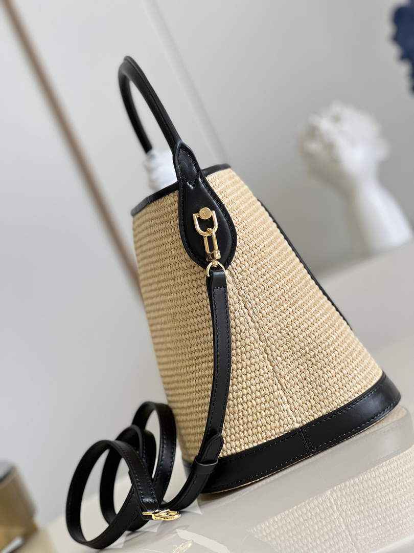 Louis Vuitton M59961 Petit Bucket Bag Black