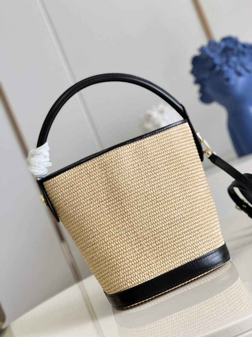 Louis Vuitton M59961 Petit Bucket Bag Black