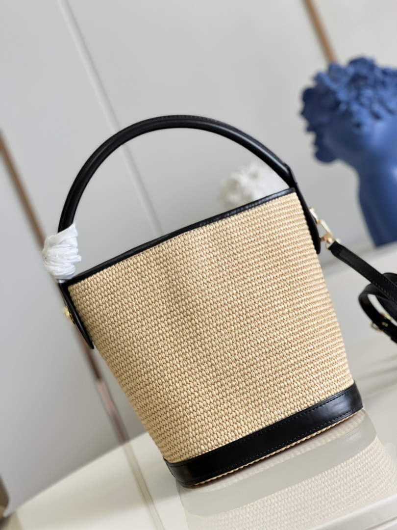 Louis Vuitton M59961 Petit Bucket Bag Black - 24 x 19 x 18.5 cm / Black - View 5