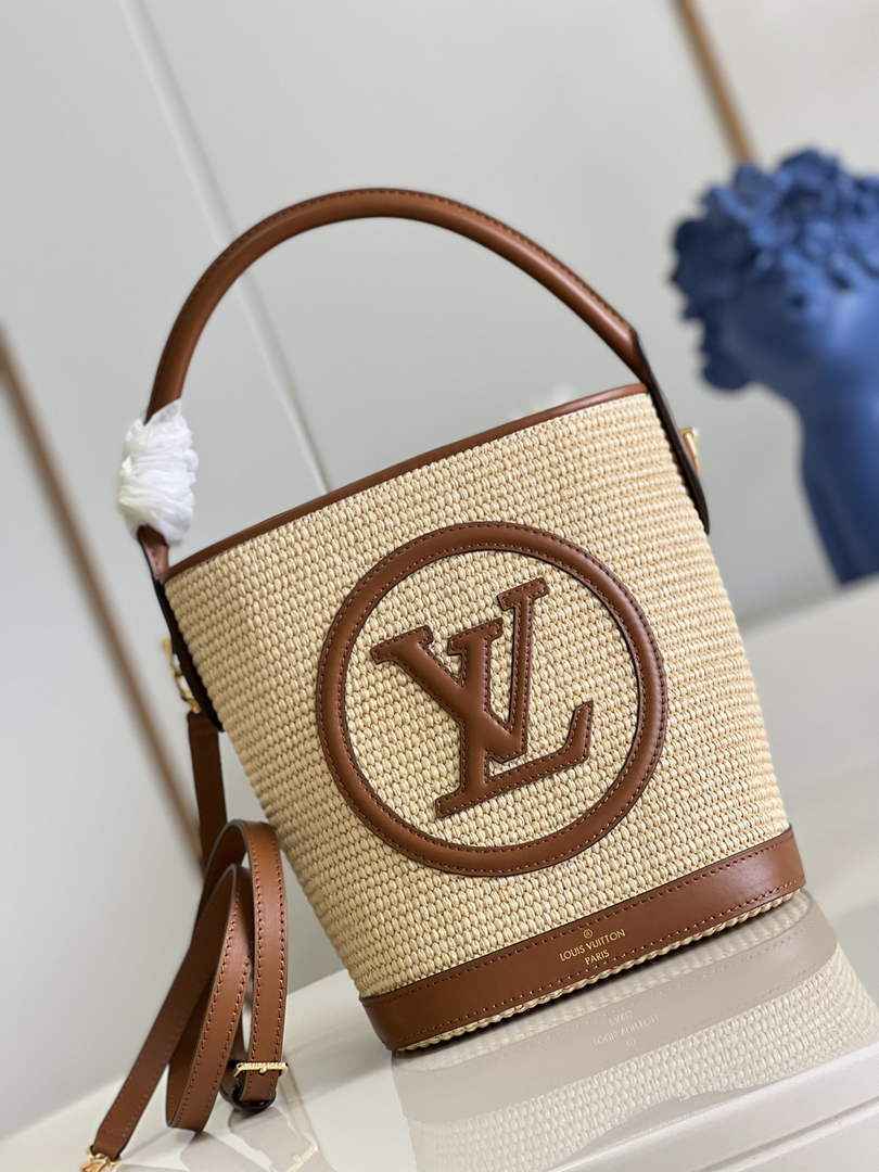 Louis Vuitton M59962 Petit Bucket Bag Brown