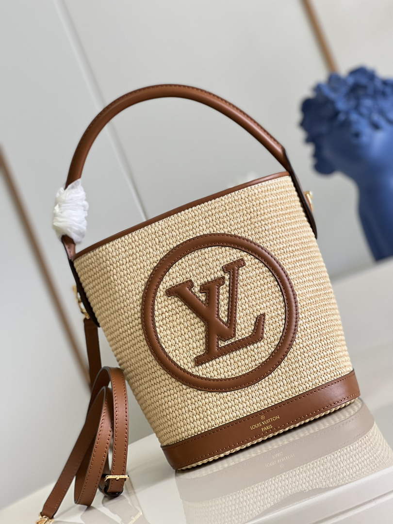 Louis Vuitton M59962 Petit Bucket Bag Brown - 24 x 19 x 18.5 cm / Caramel Brown - View 2