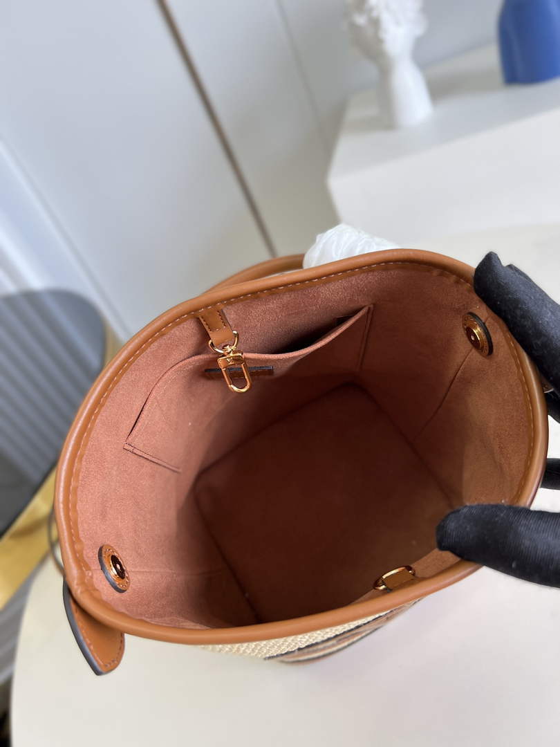 Louis Vuitton M59962 Petit Bucket Bag Brown - 24 x 19 x 18.5 cm / Caramel Brown - View 8