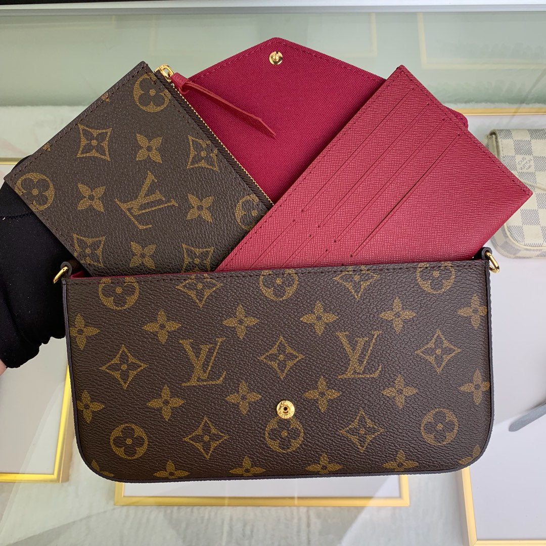 Louis Vuitton M61276 Félicie Pochette Monogram canvas - 21 x 12 x 3 cm / Monogram canvas - View 6