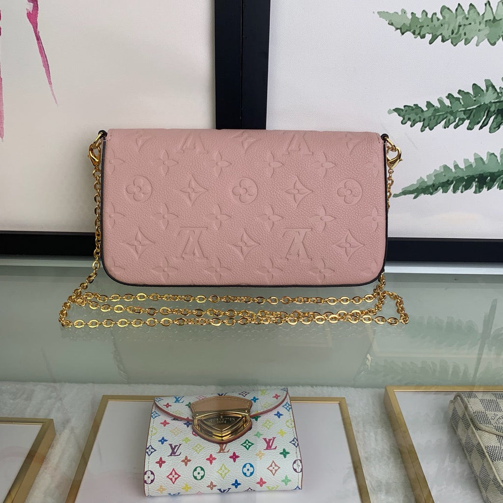 Louis Vuitton M67856 Félicie Pochette Monogram Leather Pink - 21 x 12 x 3 cm / Pink - View 2