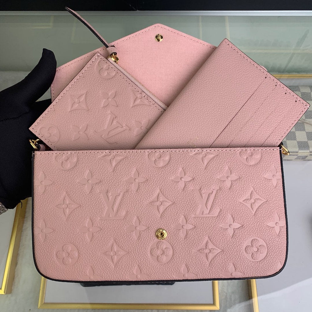 Louis Vuitton M67856 Félicie Pochette Monogram Leather Pink - 21 x 12 x 3 cm / Pink - View 6