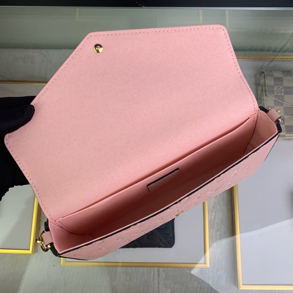 Louis Vuitton M67856 Félicie Pochette Monogram Leather Pink - 21 x 12 x 3 cm / Pink - View 7