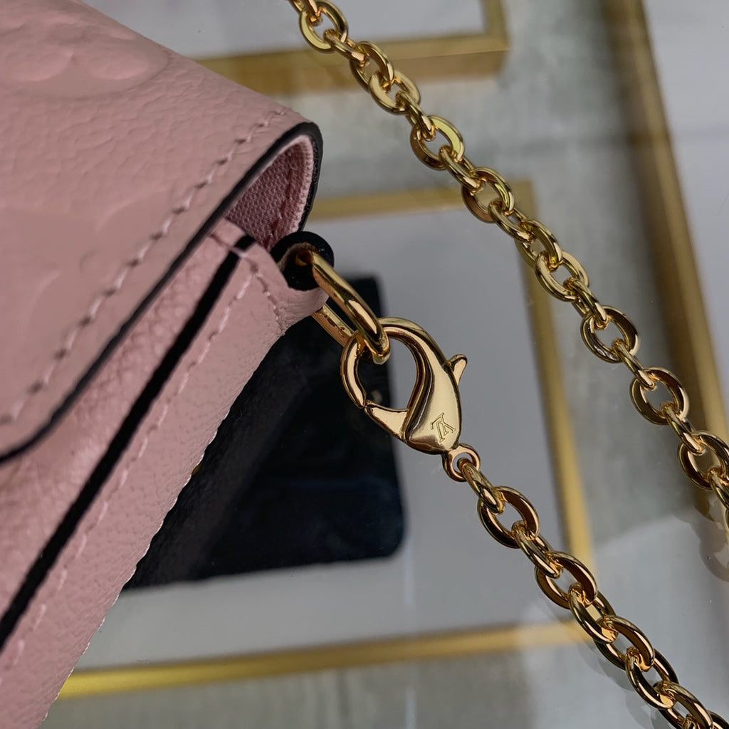 Louis Vuitton M67856 Félicie Pochette Monogram Leather Pink - 21 x 12 x 3 cm / Pink - View 9
