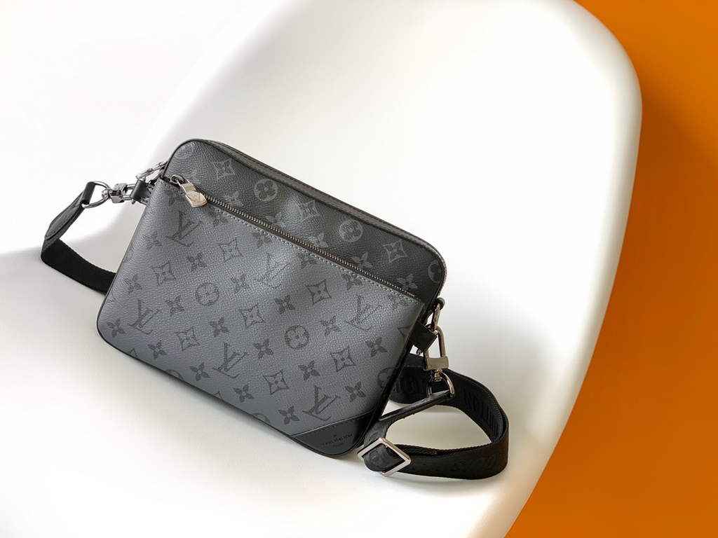 Louis Vuitton M69443 Trio Messenger Monogram Eclipse Canvas