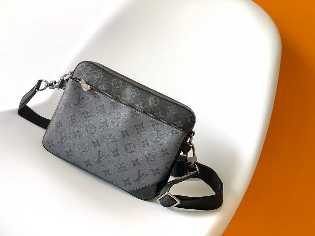 Louis Vuitton M69443 Trio Messenger Monogram Eclipse Canvas