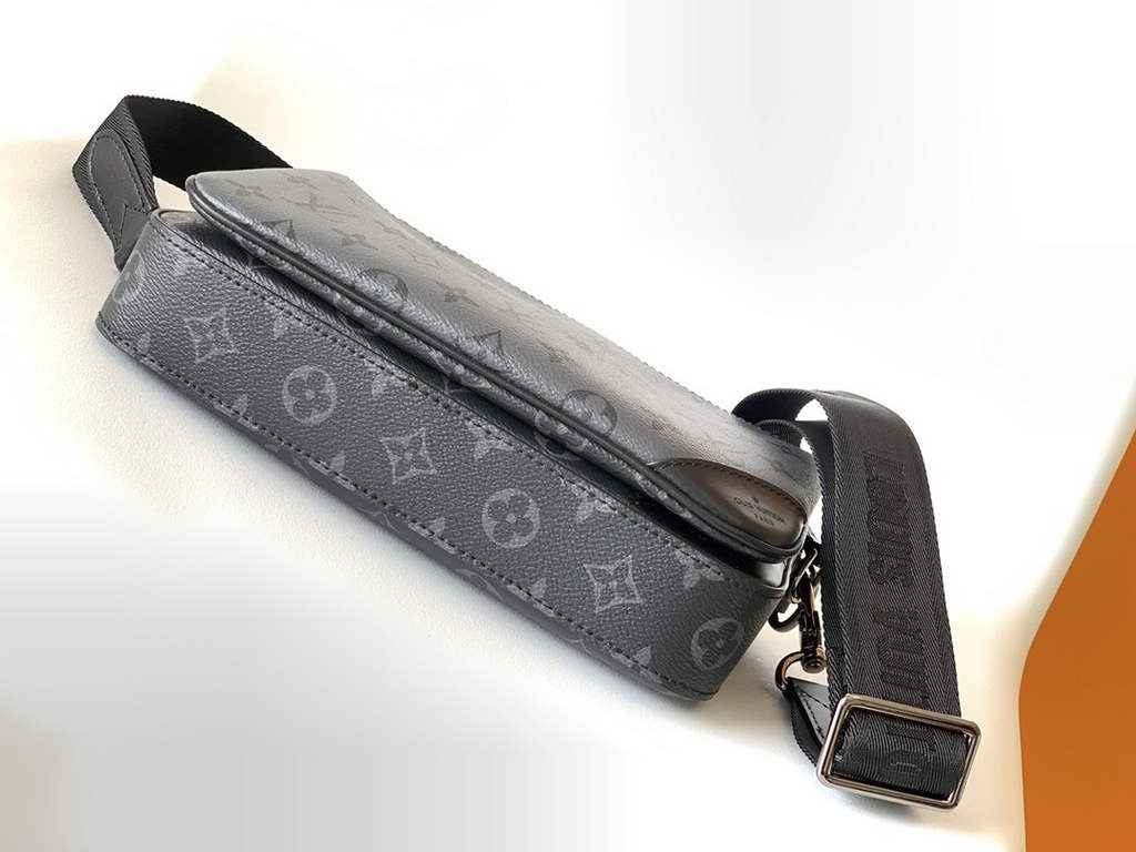 Louis Vuitton M69443 Trio Messenger Monogram Eclipse Canvas