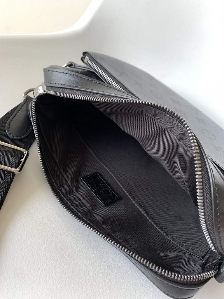 Louis Vuitton M69443 Trio Messenger Monogram Eclipse Canvas