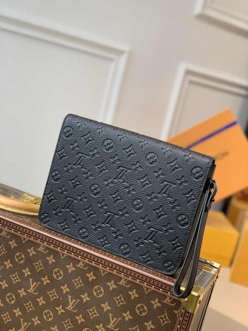 Louis Vuitton M80560 S Lock A4 Pouch Monogram Leather - Default Title - View 2