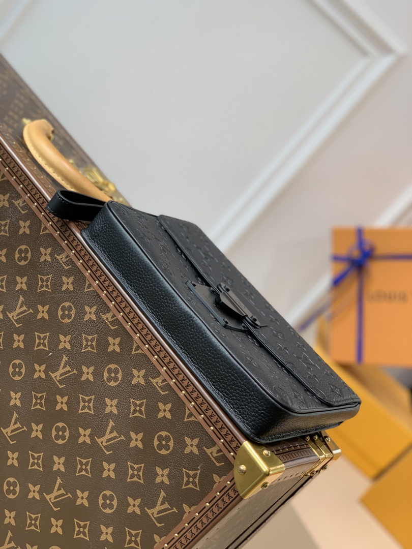 Louis Vuitton M80560 S Lock A4 Pouch Monogram Leather - Default Title - View 5