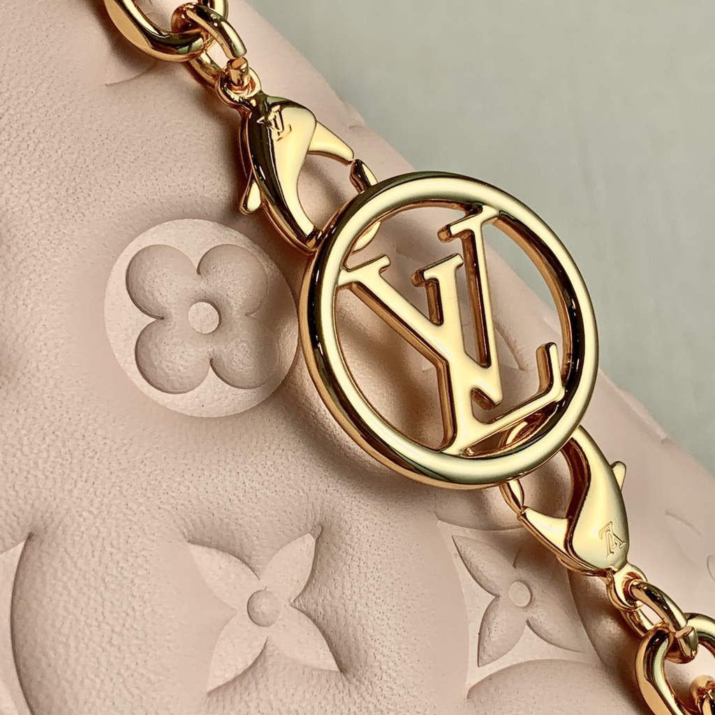 Louis Vuitton M80834 Pochette Coussin Handbag Calfskin Leather Pink - Default Title - View 6