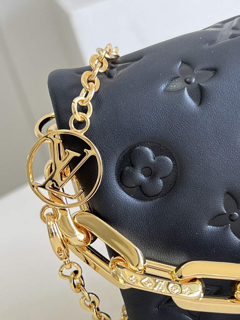 Louis Vuitton M81125 Beltbag Coussin Handbag Calfskin Leather Black - Default Title - View 3